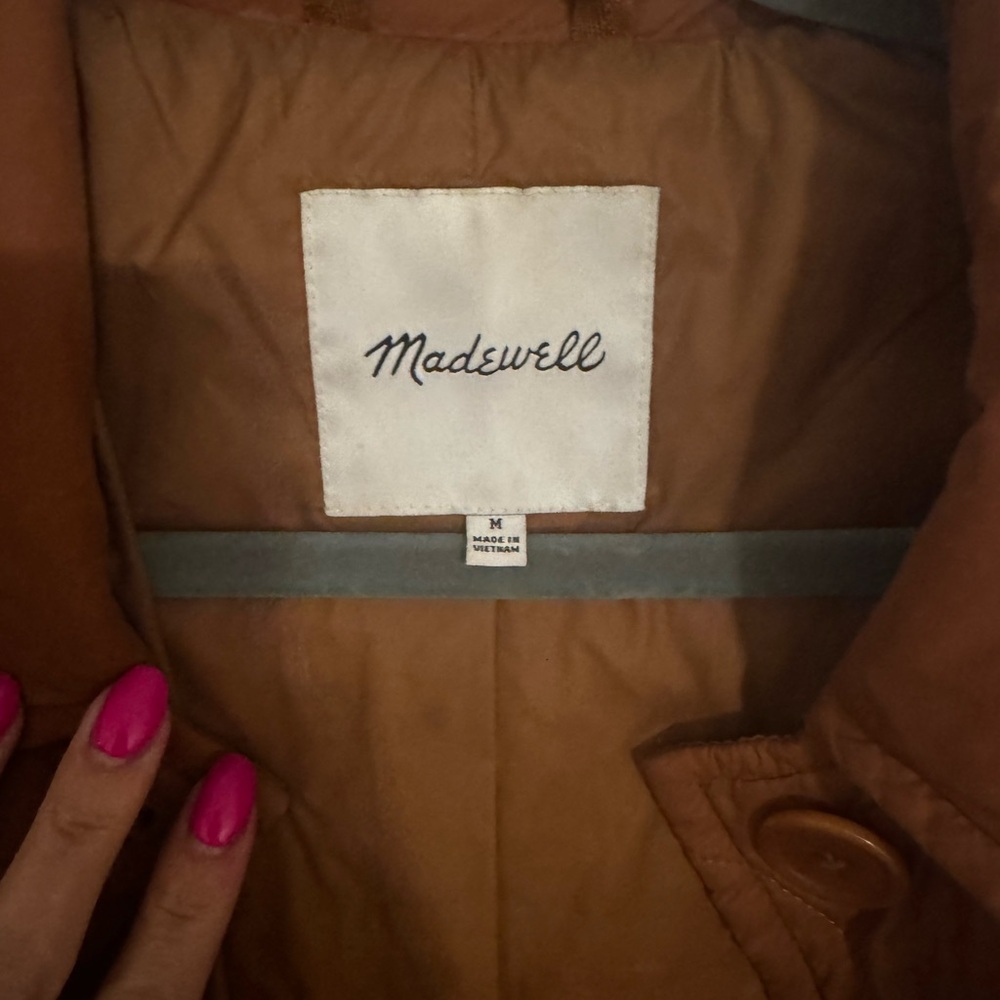 Madewell Burnt Orange Quilted Jacket - Picture 5 of 5